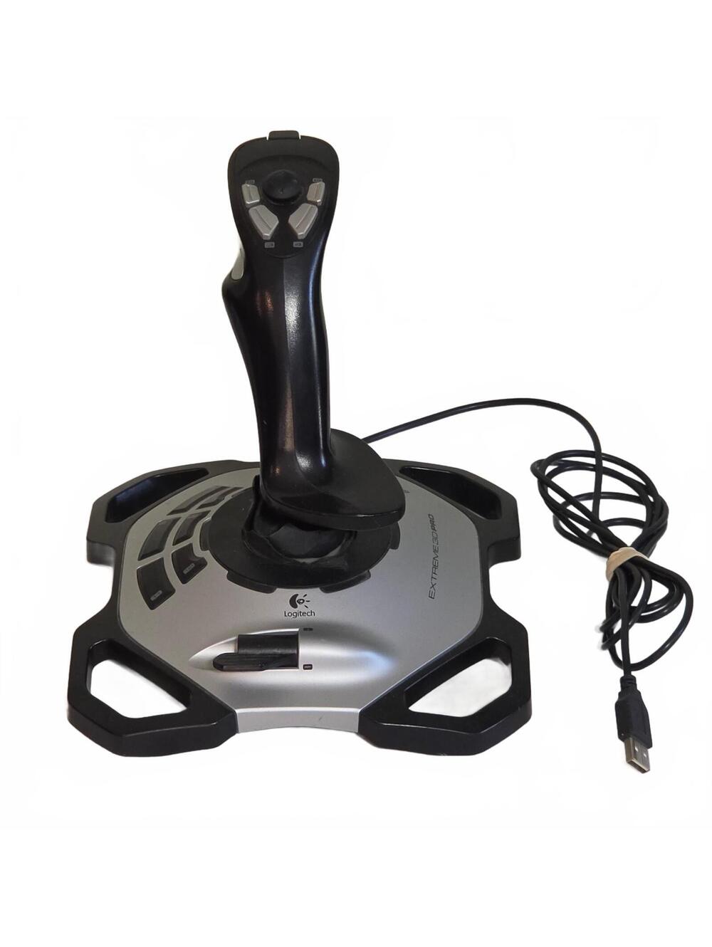Logitech Extreme 3D Pro Joystick USB Wired Tested Working Gaming Controller